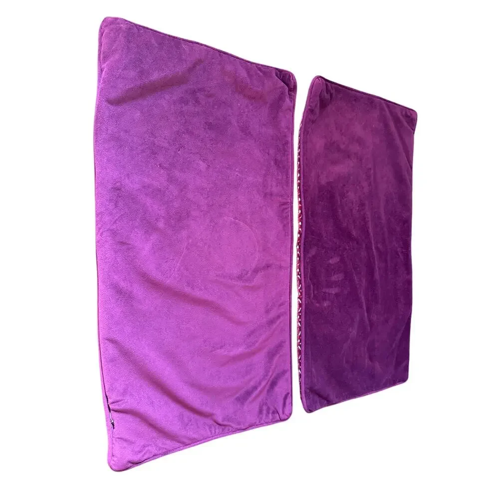 Vintage Velvet‎ Pillow Shams 14”x26”